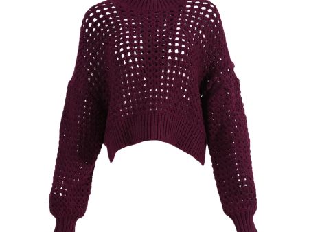 LHD | Pecheurs Knit Top | Purple Online now