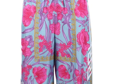 Versace | Men | Silk Acid Bouquet Shorts Sale