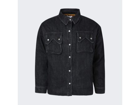 Objects IV Life | Men | Denim Overshirt | Black Supply