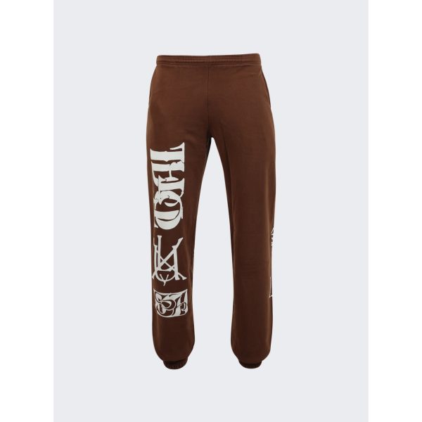 Total Luxury Spa | Men | Monogram Sweatpants | Coffee Brown Online