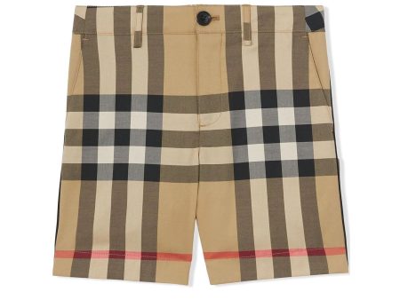 Burberry Kids | Kids Checkered Shorts Archive Beige Online Sale