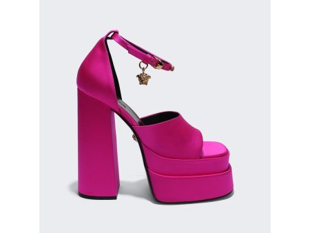 Versace | Women | Medusa Aevitas Platform Sandals | Deep Fuchsia Online Sale