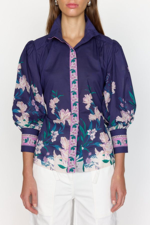 Maisy Top | Midnight Coast Border Cheap