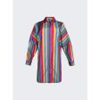 Etro | Women | Oversized Classic Shirt | Rainbow Stripe Sale