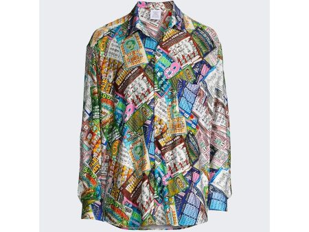 Vetements | Lottery Fluid Jersey Shirt | Multicolor Supply