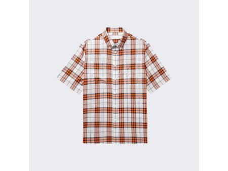 Burberry | Taxham Short Sleeve Shirt Optic White Check Online Sale