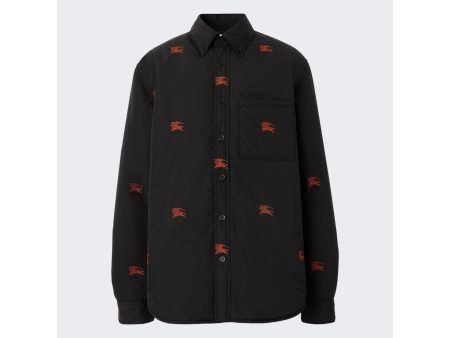 Burberry | Men | Classic Overshirt | Black on Sale