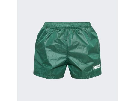 Vetements | Men | Polizei Swim Shorts | Police Green on Sale