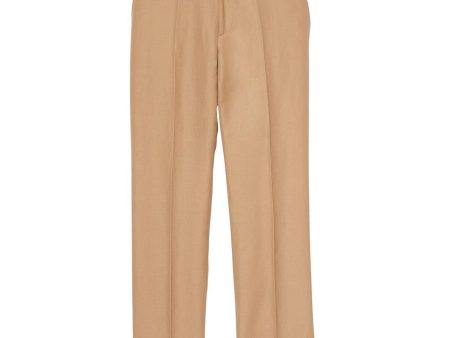 Burbbery | Honey Beige Tailored Dover Trousers on Sale