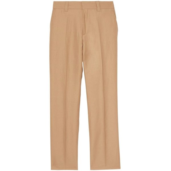 Burbbery | Honey Beige Tailored Dover Trousers on Sale