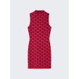 Versace | Women | La Greca Jacquard Mini Dress | Parade Red For Discount