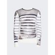 Y Project | Women | X Jean Paul Gaultier Marinière Sweater With Mesh Cover White And Black Hot on Sale