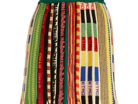 Etro | Women | Pleated Multi-print Skirt | Multicolor Online now