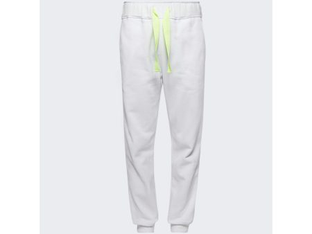 Lanvin | Lace Curb Jogging Pants | Optic White Online