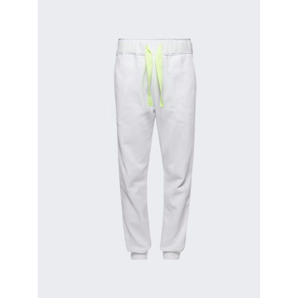 Lanvin | Lace Curb Jogging Pants | Optic White Online