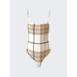 Burberry | Women | Macro Check Print Swimsuit Online