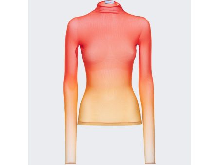 Mugler | Women | Long-sleeve Gradient Top on Sale