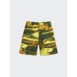 ERL | Men | Unisex Printed Cargo Shorts | Acid Sunset Fashion