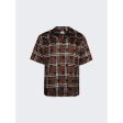 Burberry | Short Sleeve Casual Shirt | Dark Birch Brown Sale