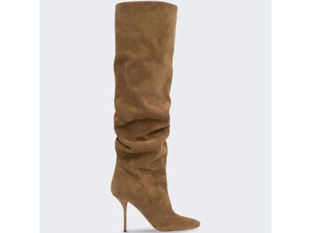 ALAÏA | Women | Fluide Boot 90 | Bark Brown Sale