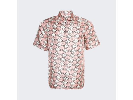 Botter | Classic Short Sleeve Shirt | Pink Fish Silk Online Hot Sale