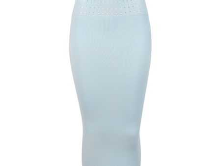 ALAÏA | Seamless Vienne Swimming Tube Skirt | Sky Blue Online