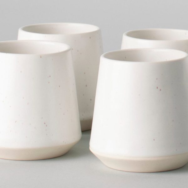 Cups | Speckled White For Cheap