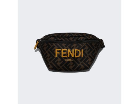 Fendi Kids | Kids Roma Logo Belt Bag | Brown Supply