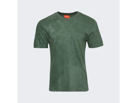 Notsonormal | Men | Splashed Short Sleeve Tee | Grama Green Sale