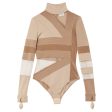 Burberry | Union Jack Flag Print Bodysuit Dark Biscuit Online Sale