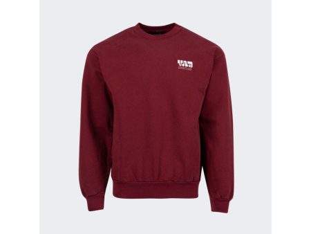 Una | Men | Deeper Impakt Crew Sweatshirt | Rioja Red For Cheap