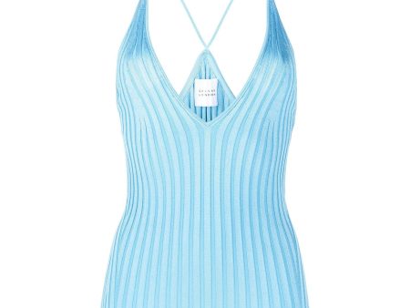 Galvan | Women | Rhea Reversible Camisole Electric Blue on Sale