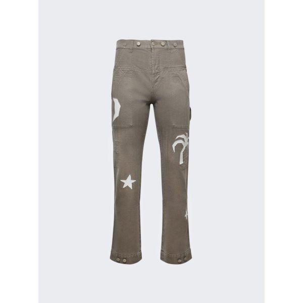 Palm Angels | Night Sky Cargo Pants Military Green Online Hot Sale