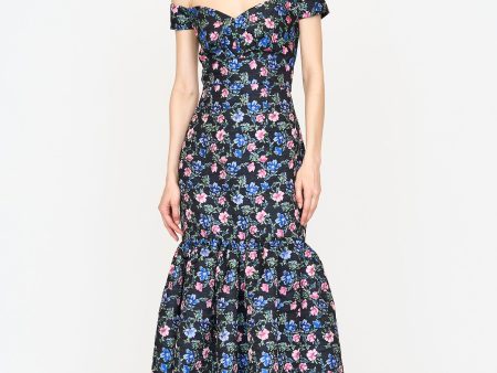 Astrid Dress | Carlyle Jacquard For Cheap