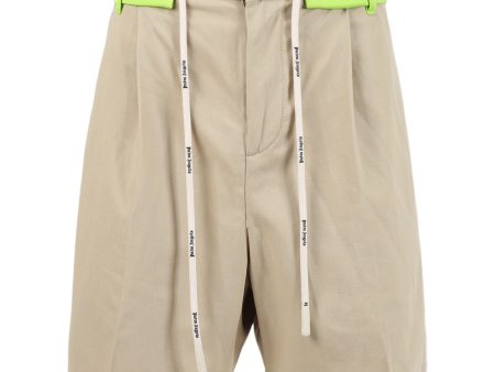 Palm Angels | Men | Track Belt Shorts | Off-White Cheap