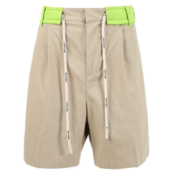 Palm Angels | Men | Track Belt Shorts | Off-White Cheap