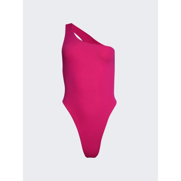 Louisa Ballou | Women | Plunge Swimsuit | Hot Pink Online Sale