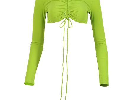 Christopher Esber | Women | Long-sleeve Sun Swim Tee | Apple Green Discount