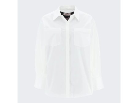 Valentino Garavani | Women | Cotton Poplin Mini Shirt Dress | White Online Hot Sale