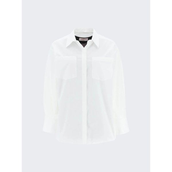 Valentino Garavani | Women | Cotton Poplin Mini Shirt Dress | White Online Hot Sale