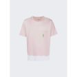 Nick Fouquet | Men | Victor Embroidered Crewneck T-shirt Pink Sale