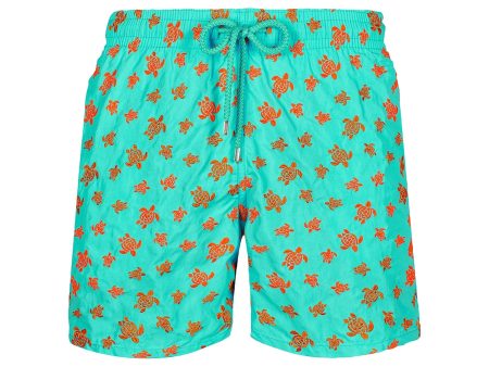 Vilebrequin | Mistral Sea Turtle Print Swim Trunks For Sale