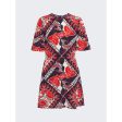 Valentino Garavani | Graphic Printed Dress | Rosso Avorio Navy Fashion