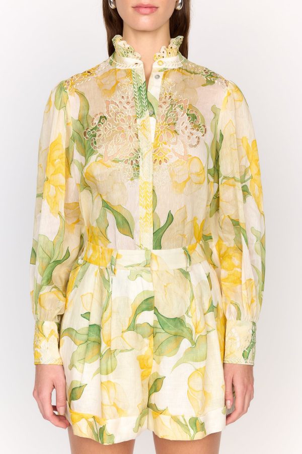 Marley Top | Waterlily Yellow Online Hot Sale