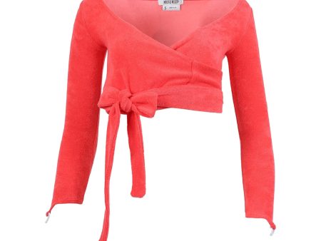 Maisie Wilen | Women | Dramady Wrap Top | Tomato For Sale