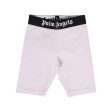 Palm Angels | Kid s Gothic Logo Cyclist Shorts | Lilac Online Sale