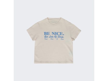 Sporty & Rich | Kid s Be Nice T-shirt | Blue For Cheap