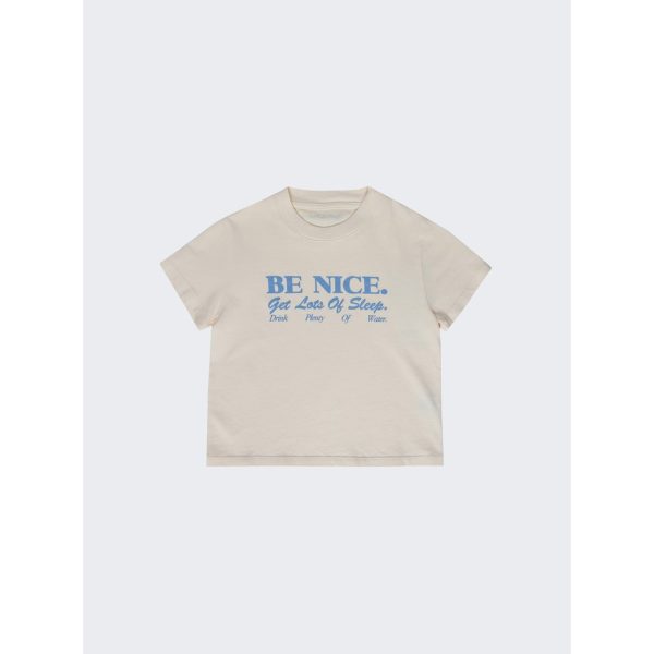 Sporty & Rich | Kid s Be Nice T-shirt | Blue For Cheap