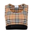 Burberry | Logo Vintage Check Bra Top | Archive Beige Online Hot Sale