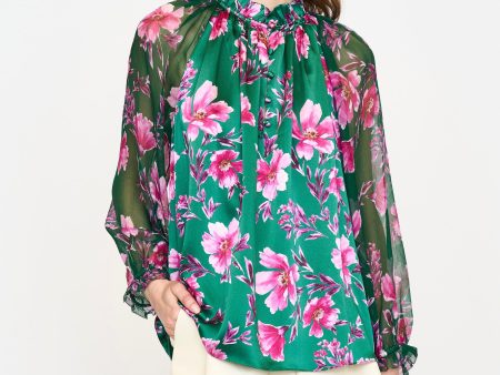 Karla Blouse | Pink Poinsettia Sale